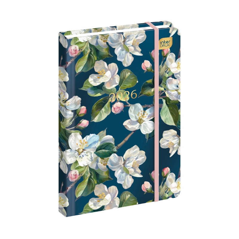 KALENDARZ KSIAZKOWY A6 METALLIC SPRING 2026 INTERDRUK