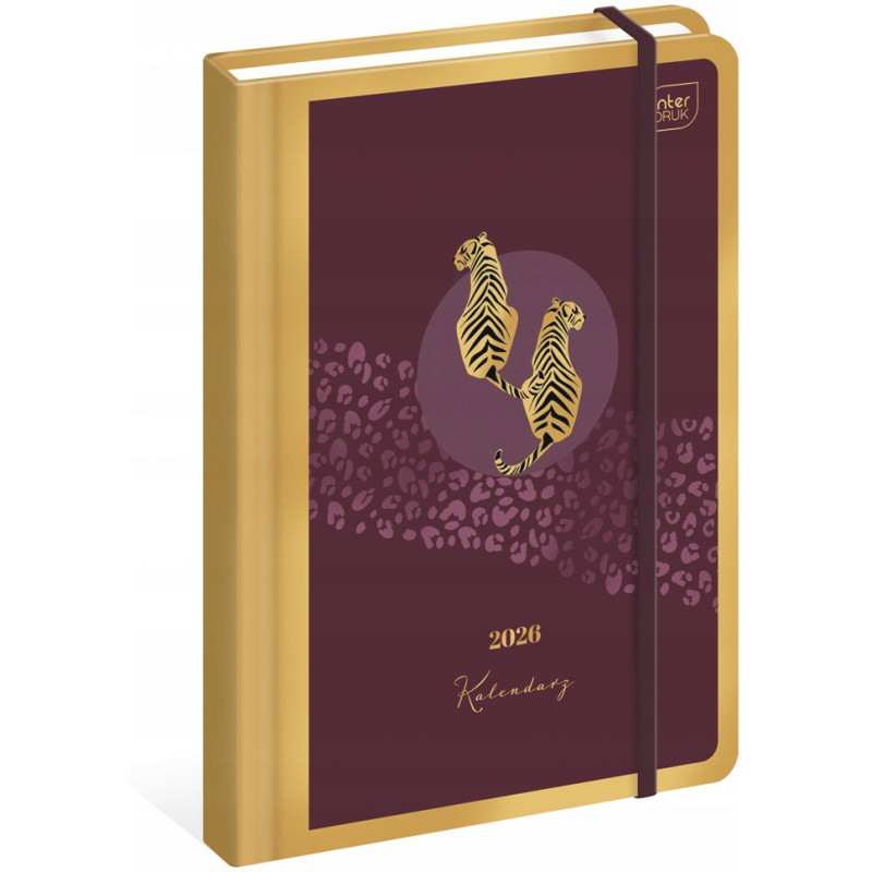 KALENDARZ KSIAZKOWY B5 METAL SATIN 2026