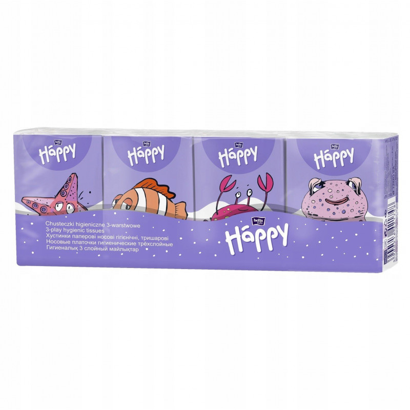 CHUSTECZKI HIG. BELLA HAPPY 8X9SZT