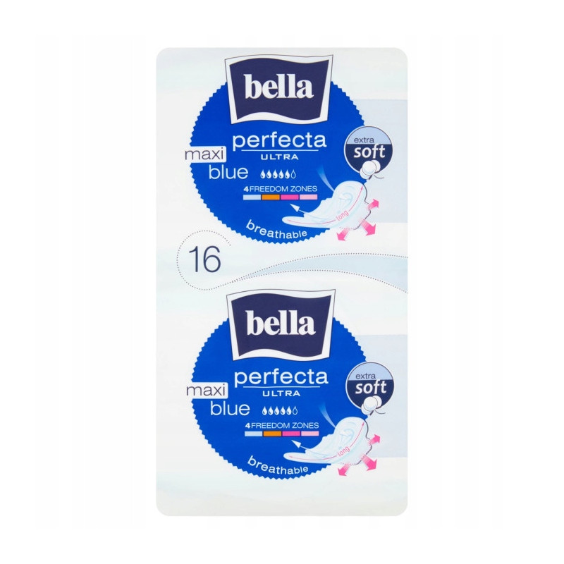 PODPASKI BELLA PERFECTA DUO 16SZT MAXI BLUE