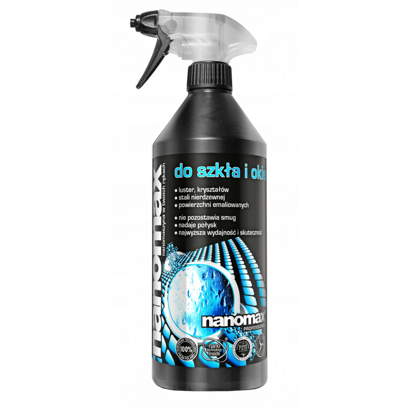SPRAY DO SZKLA I OKIEN NANOMAX 1L