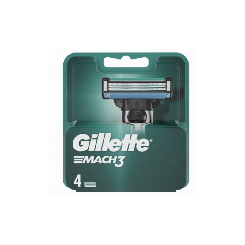 WKŁADY/ WYMIENNE OSTRZA DO MASZYNKI GILLETTE MACH 3 4SZT