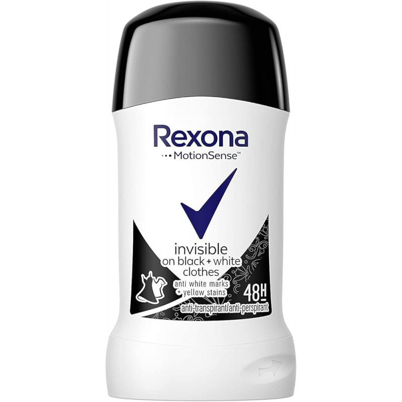 REXONA STICK 40ML MotionSense WOMEN BLACK & WHITE