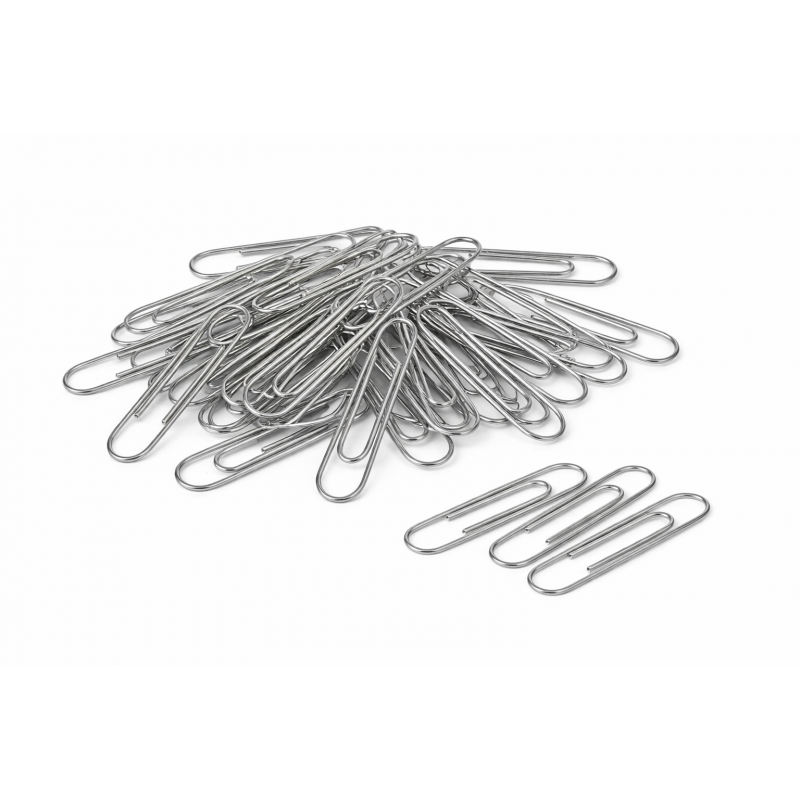 Spinacze Biurowe 33 mm – Srebrne