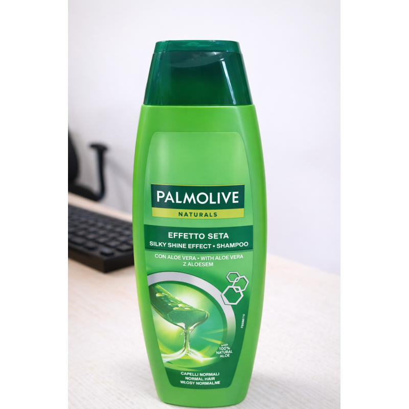 SZAMPON DO WŁOSÓW NORMALNYCH PALMOLIVE - Silky Shine Effect – Aloesowy - 350ML