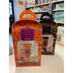 ZESTAW PREZENTOWY  Tesori d’Oriente - MYJKA KĄPIELOWA + ŻEL 250ML + PERFUMY 100ML
