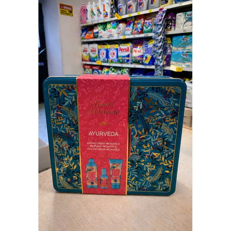 ZESTAW WŁOSKICH KOMSETYKÓW TESORI D’ORIENTE - METAL BOX