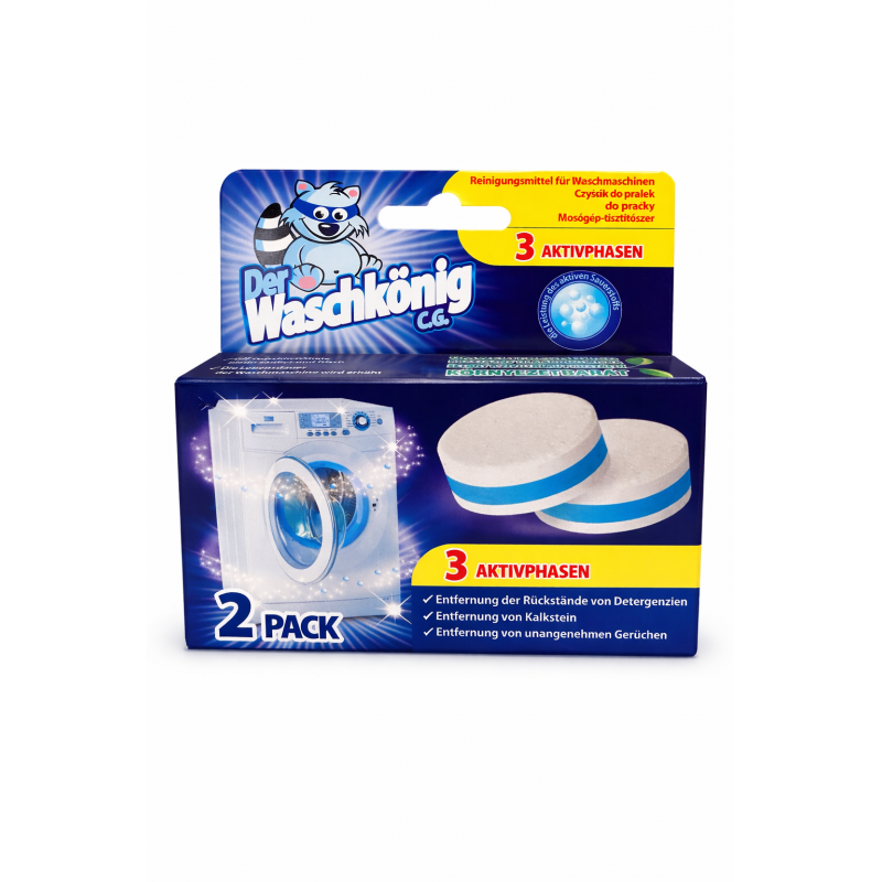 CZYSCIK DO PRALKI TABS E WASH 2SZT