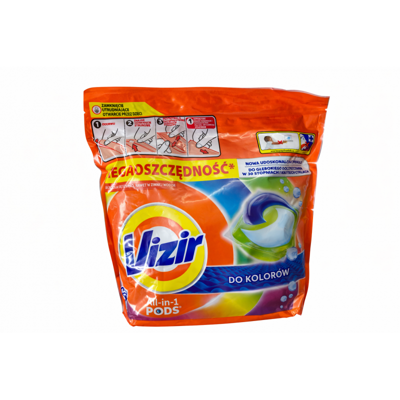 KAPSUŁKI DO PRANIA VIZIR 60SZT KOLOR