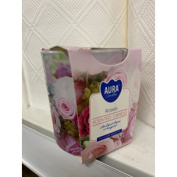 ŚWIECA ZAPACHOWA 100G KWIAT RÓŻY