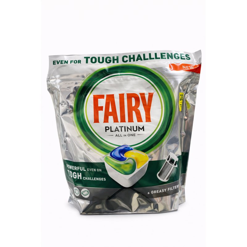 TABLETKI DO ZMYWARKI FAIRY PLATINUM 28SZT LEMON