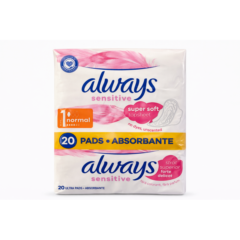 PODPASKI ALWAYS ULTRA DUO 20 NORMAL SENSITIVE