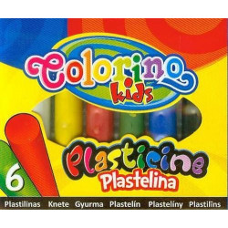 PLASTELINA 6KOL COLORINO