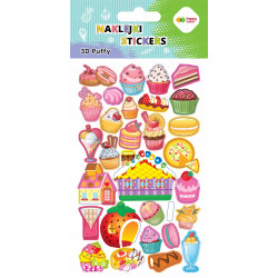 NAKLEJKI 3D PUFFY SWEETS...