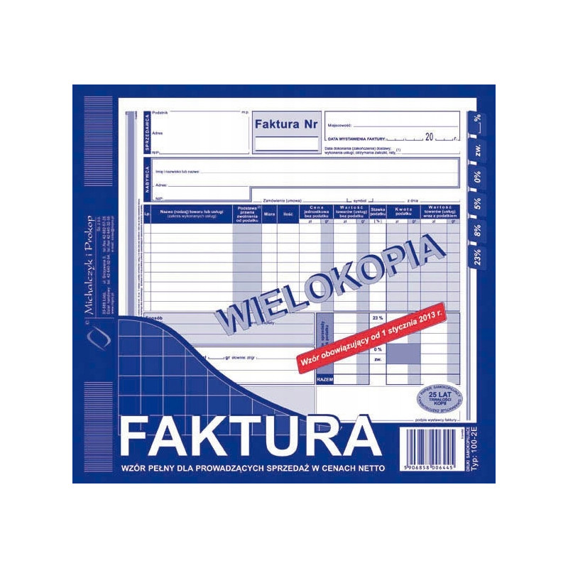 DRUK FAKTURA