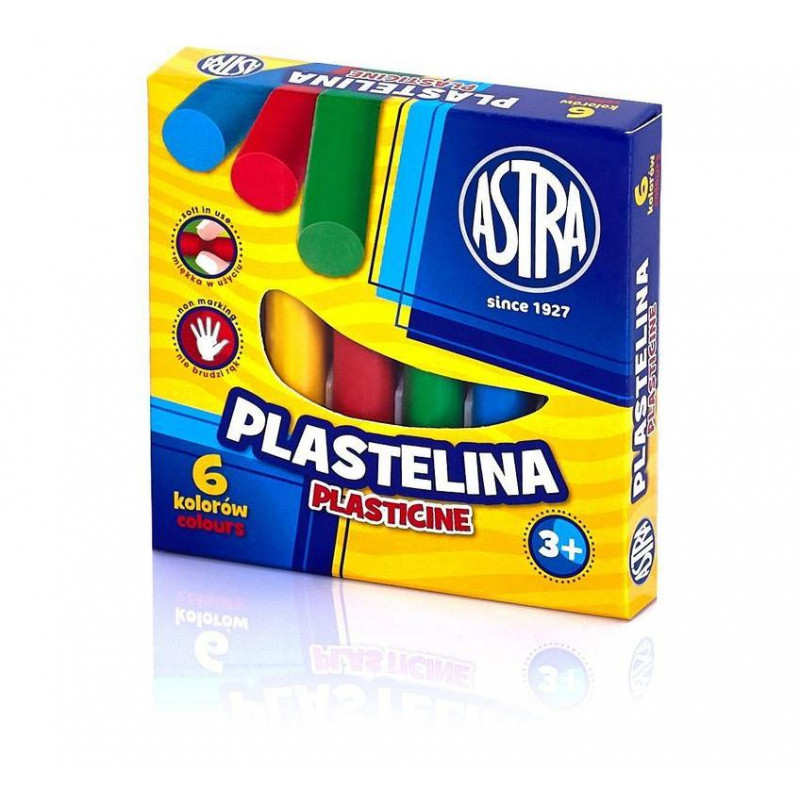 PLASTELINA 6KOL ASTRA