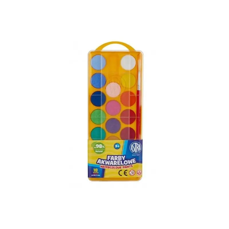 FARBY AKWARELOWE 18KOL ASTRA