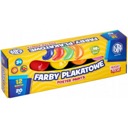 FARBY PLAKATOWE ASTRA 12KOL...