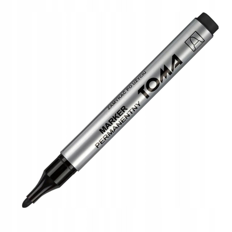 MARKER PER. OKRAGLY CZARNY TOMA SZT