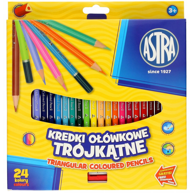 KREDKI OLO 24KOL AST TRÓJK PUD