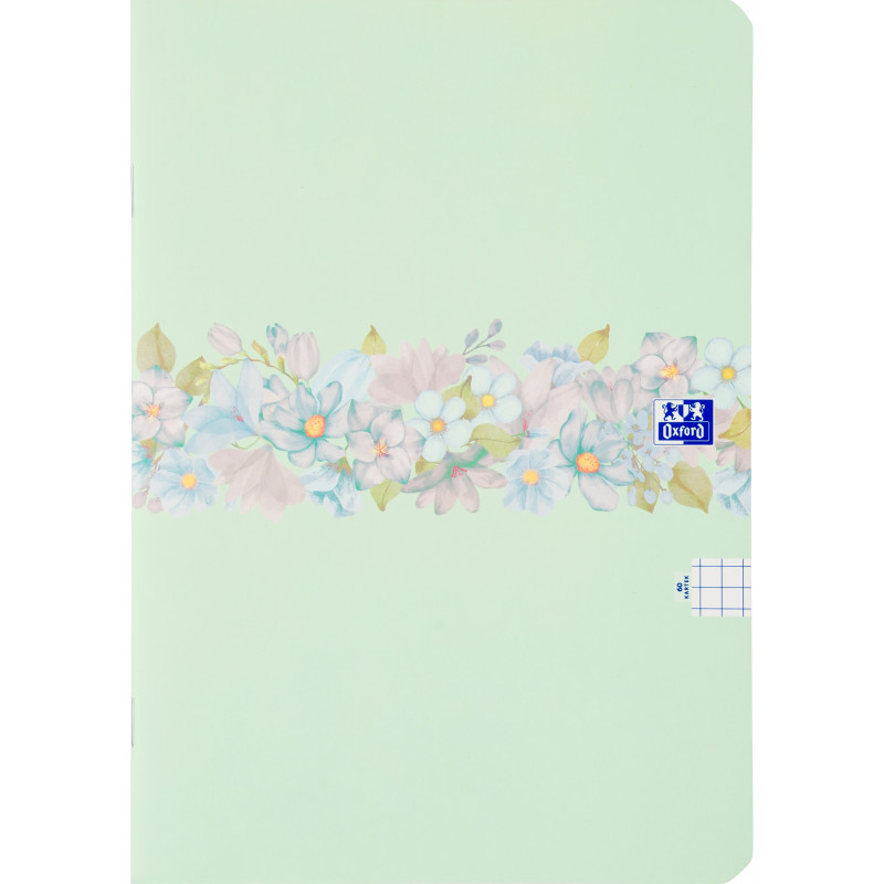 ZESZYT A5/60 KRATKA FLOWERS  OXFORD