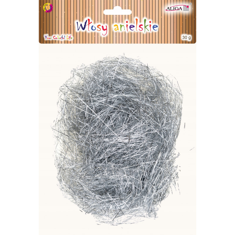 WŁOSY ANIELSKIE SREBRNE 30G