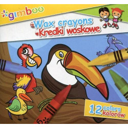 KREDKI ŚWIECOWE 12 KOL GIMBOO