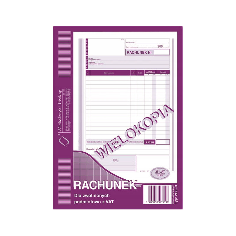 DRUK RACHUNEK