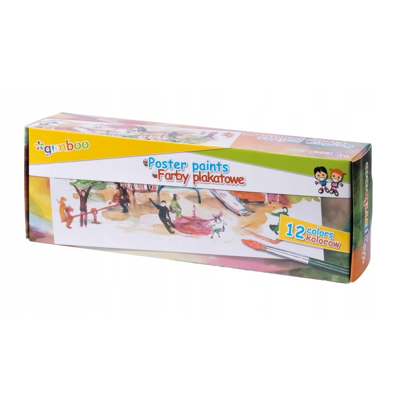 FARBY PLAKATOWE 12 KOL 20ML