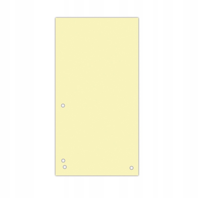 PRZEKŁADKI ŻÓŁTE A4 235X105MM 100SZT