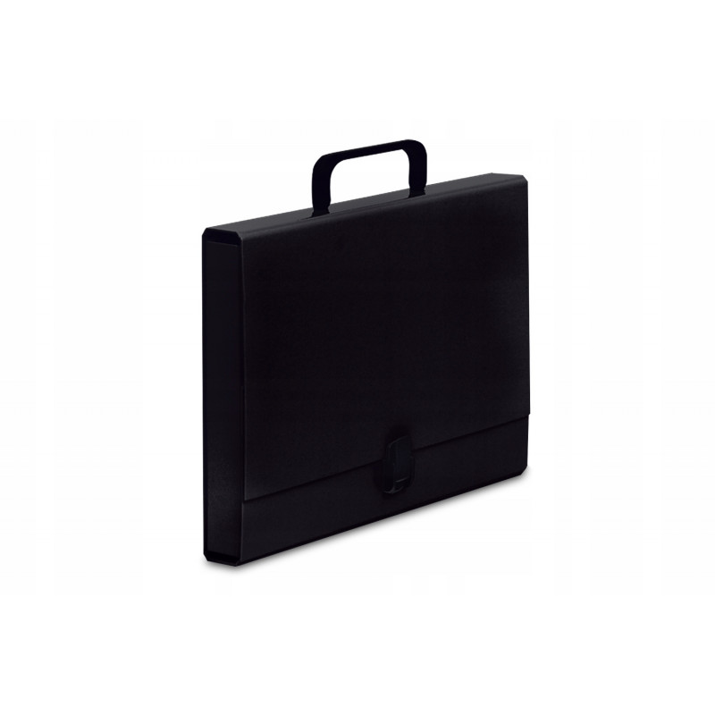 TECZKA Z RACZKA A4/4CM CZARNA CLASSIC