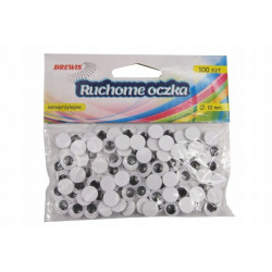 RUCHOME OCZKA 10MM 100SZT...