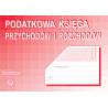 DRUK PODATKOWA KSIEGA PRZUYCH. I ROZCHODÓW A4