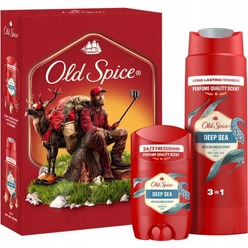 ZESTAW OLD SPICE DEO 50ML + ŻEL POD PRYSZNIC 250ML DEEP SEA