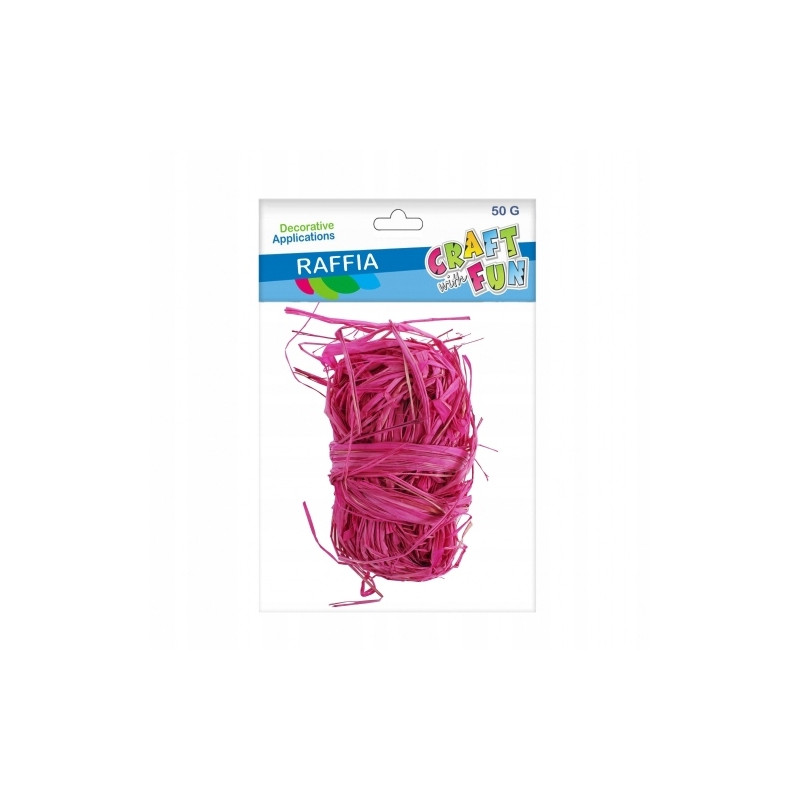 OZDOBA RAFIA RÓŻ 50G