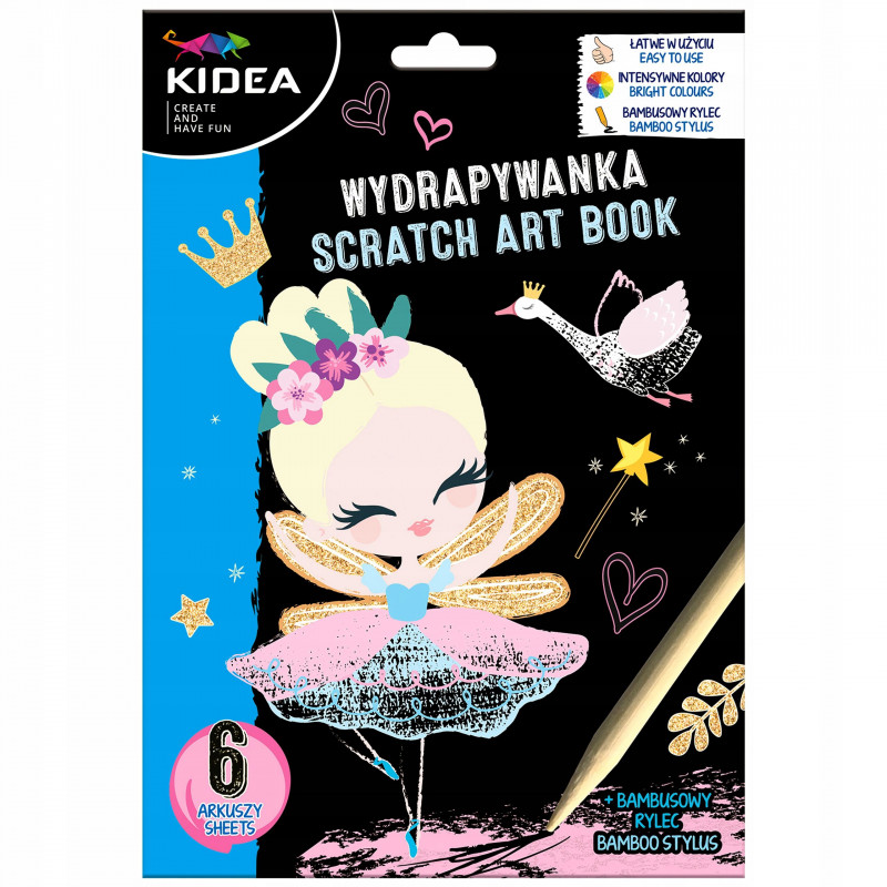 WYDRAPYWANKA 180X260/6 ARKUSZY WRÓZKI KIDEA