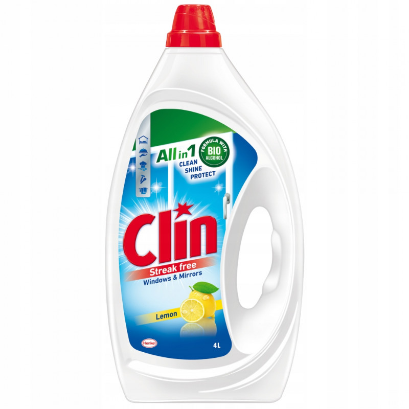 Henkel Clin Płyn do mycia szyb 4L Lemon