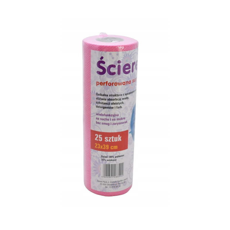 ŚCIERKA NA ROLCE KOLOR 25SZT.
