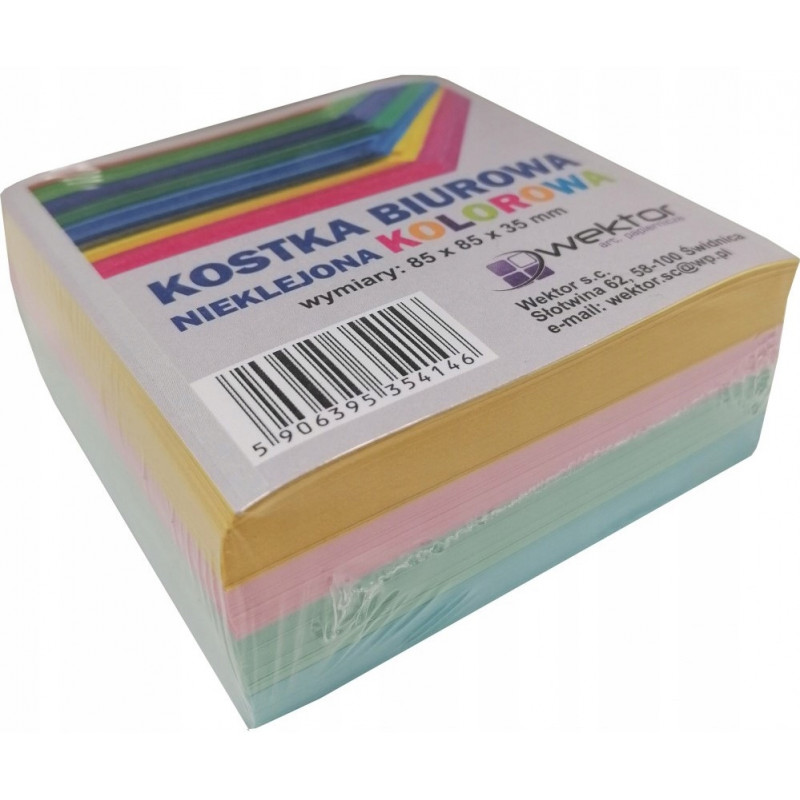KOSTKA KOLOR NIEKLEJONA 85X85X35 /45/ WEKTOR