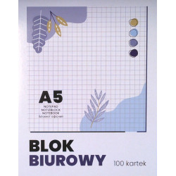 BLOK BIUROWY A5/100 KRATKA /5/