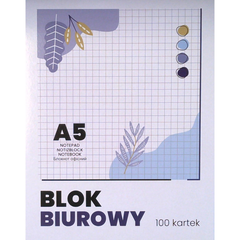 BLOK BIUROWY A5/100 KRATKA /5/