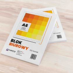 BLOK BIUROWY A6/100 KRATKA...