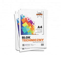BLOK TECHNICZNY A4/10 240G...