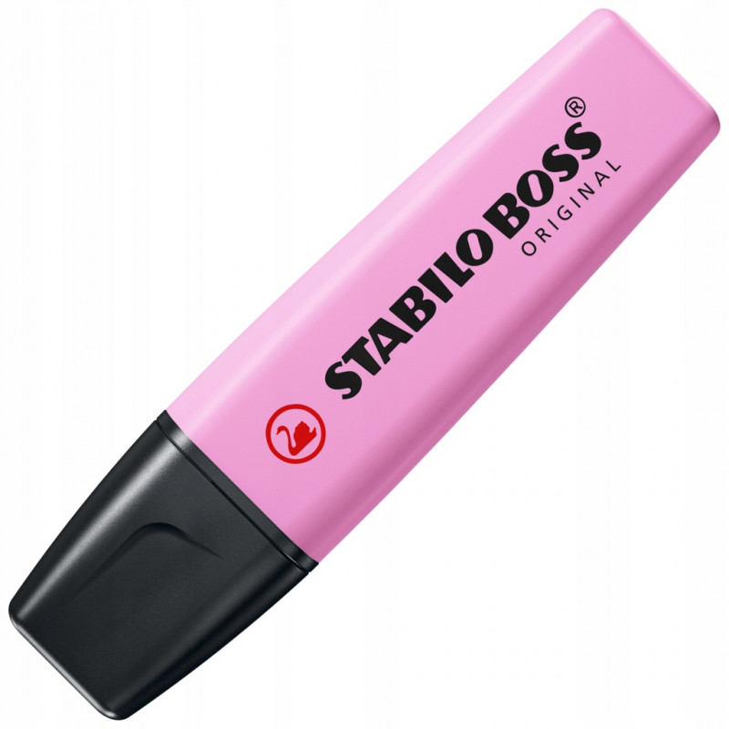 ZAKREŚLACZ STABILO BOSS RÓŻ PASTEL