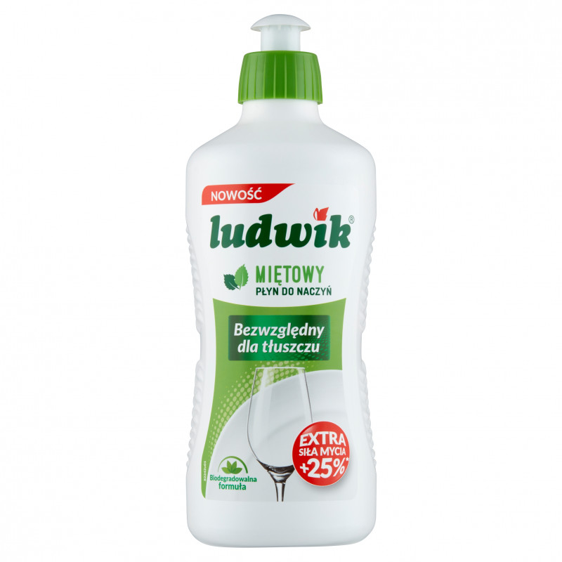 PŁYN DO NACZYŃ LUDWIK MIĘTA 450G