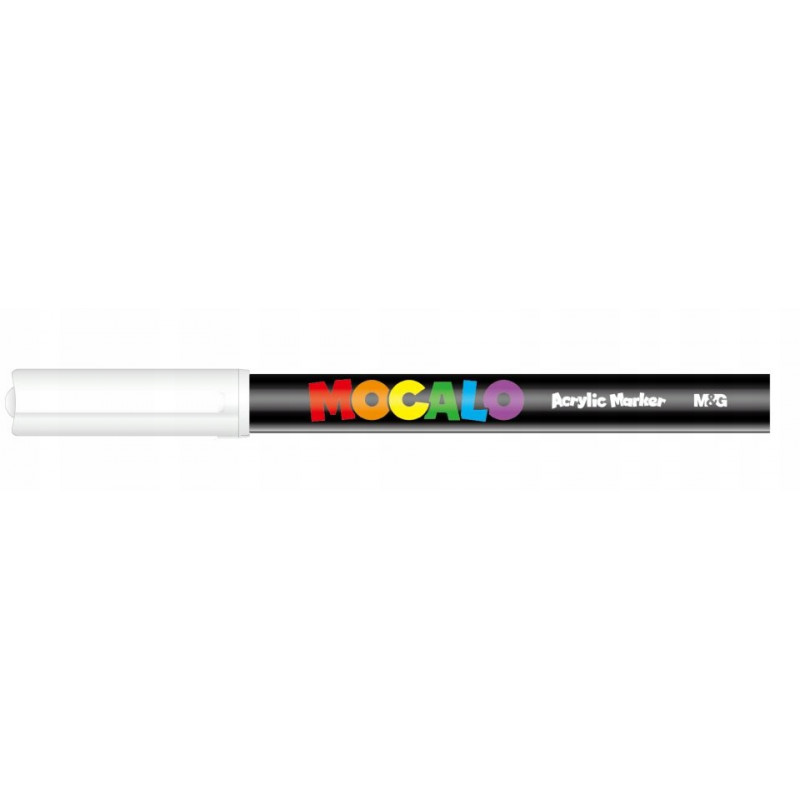 MARKER AKRYLOWY MOCALO 1mm BIAŁY 540, MG