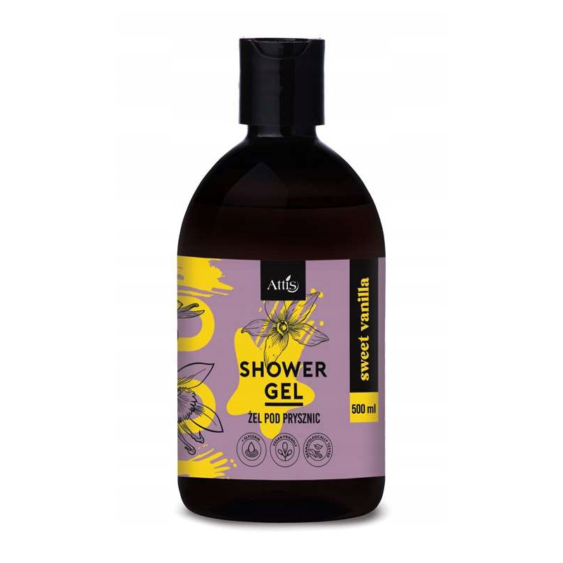 Attis Żel pod prysznic 500ml Słodka Wanilia