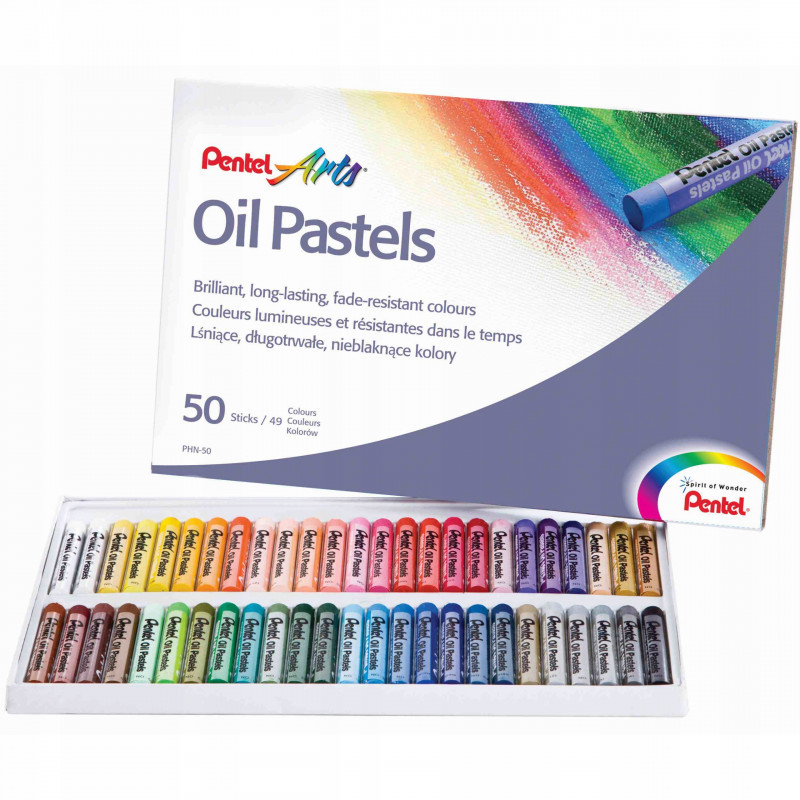 PASTELE OLEJNE 50 KOLORÓW  6/36 PENTEL