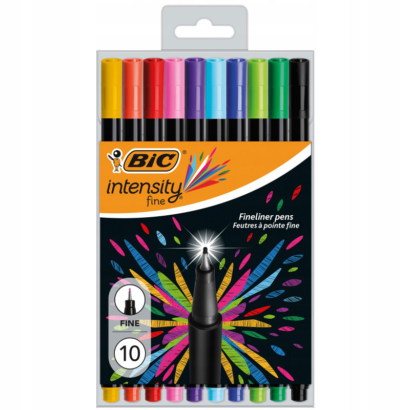 CIENKOPIS 10 KOLORÓW 0,4 INTENSITY BIC /6/