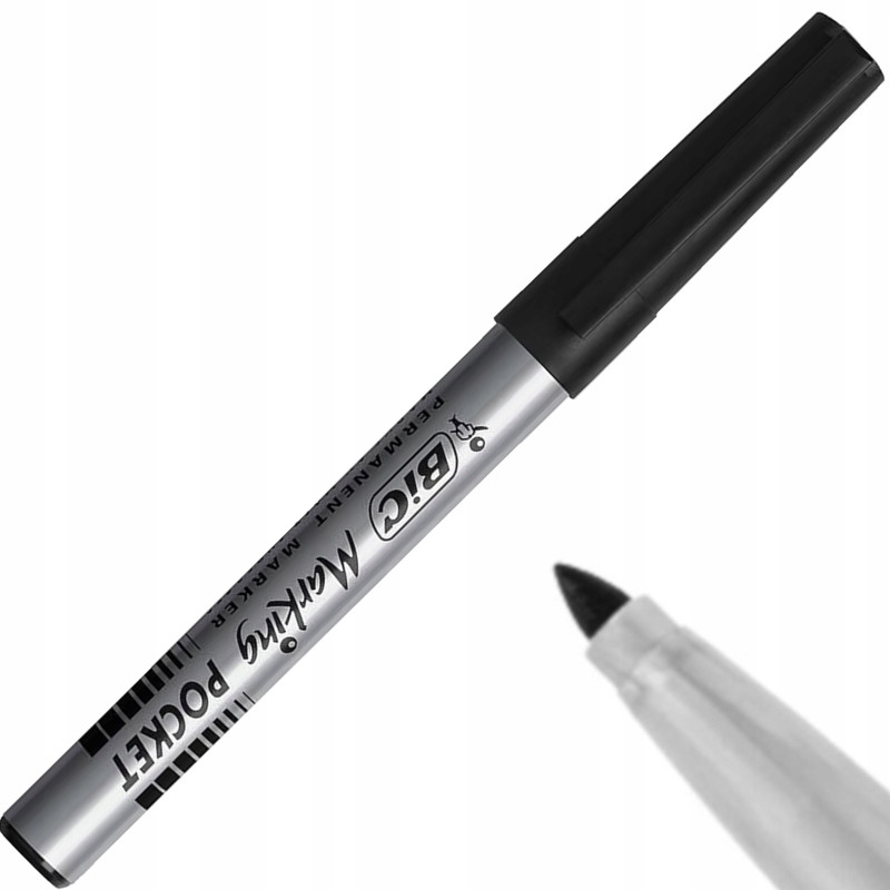 MARKER BIC FINE POCKET ECO CZARNY SZT